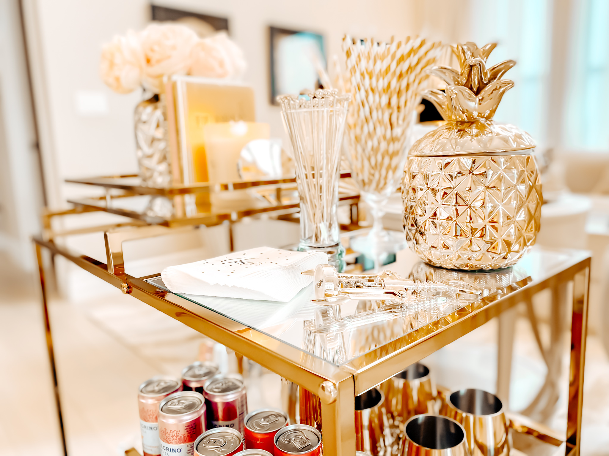 HOW TO CREATE A LUXURIOUS BAR CART