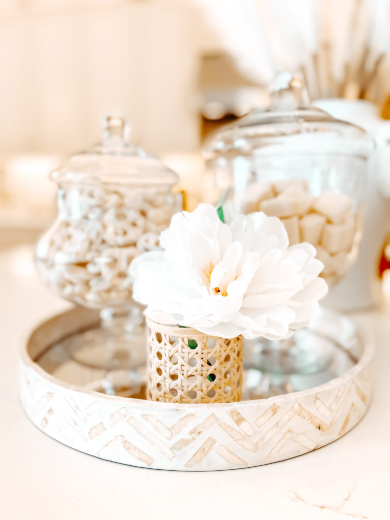 a bright natural kitchen vignette