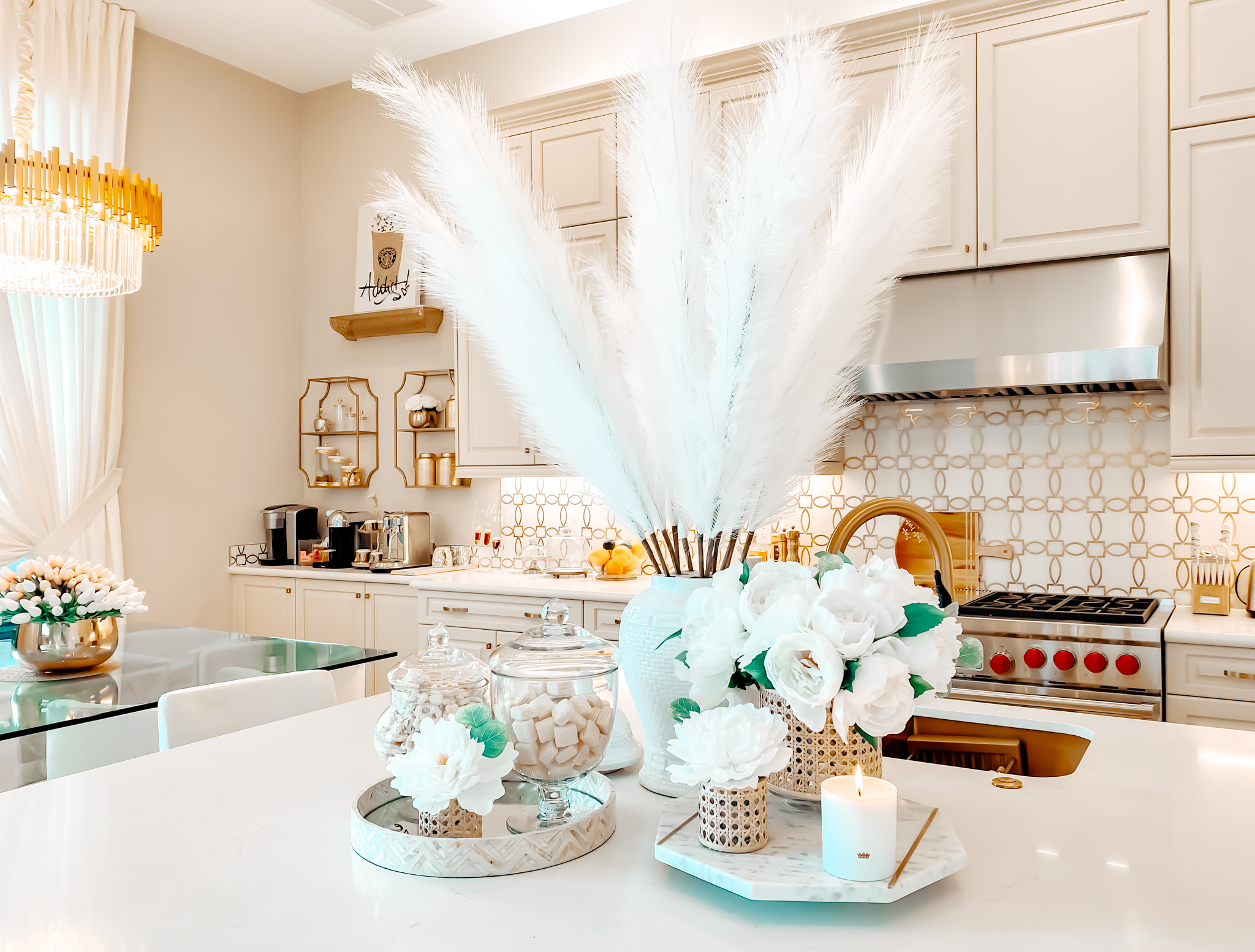 A BRIGHT NATURAL KITCHEN VIGNETTE