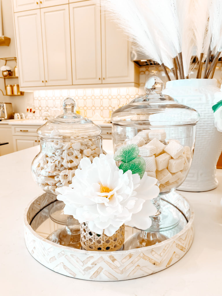a bright natural kitchen vignette