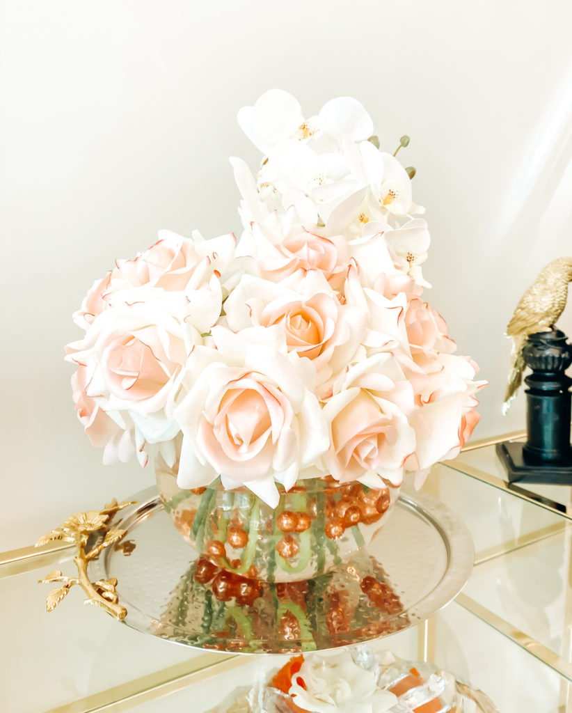 ROSES AND ORCHID FLOWER ARRANGEMENT 