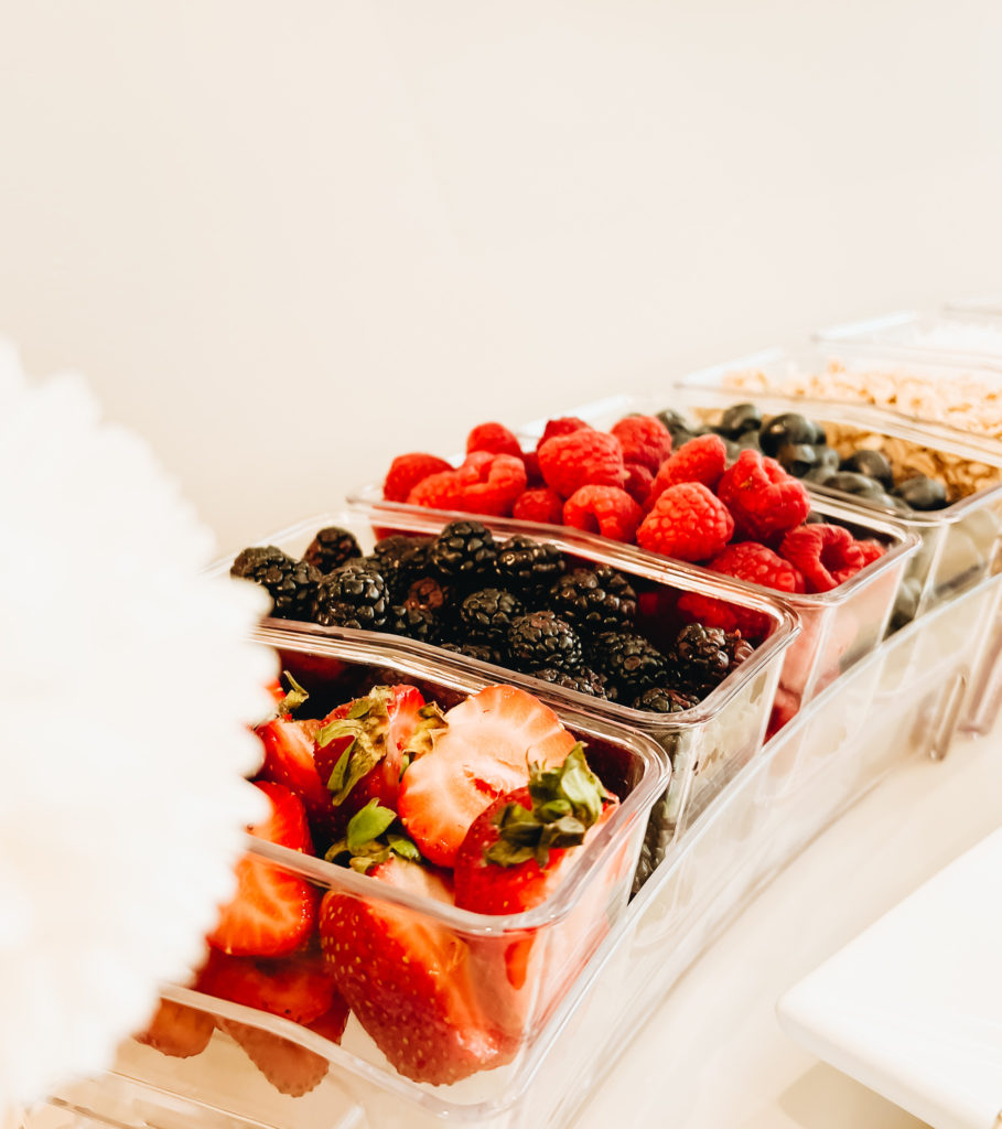 A REFRESHING YOGURT PARFAIT BAR