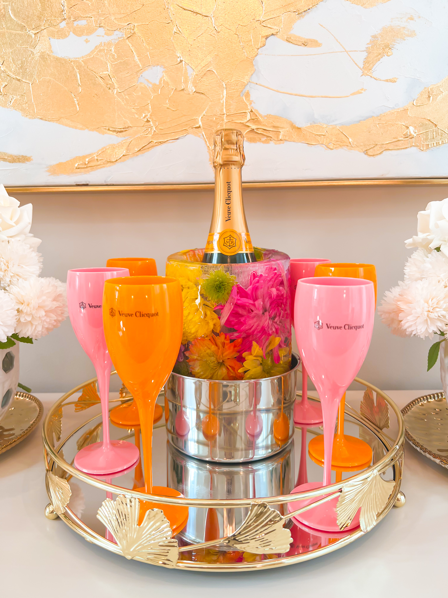 AN (ICE) BUCKET FULL OF FLOWERS!