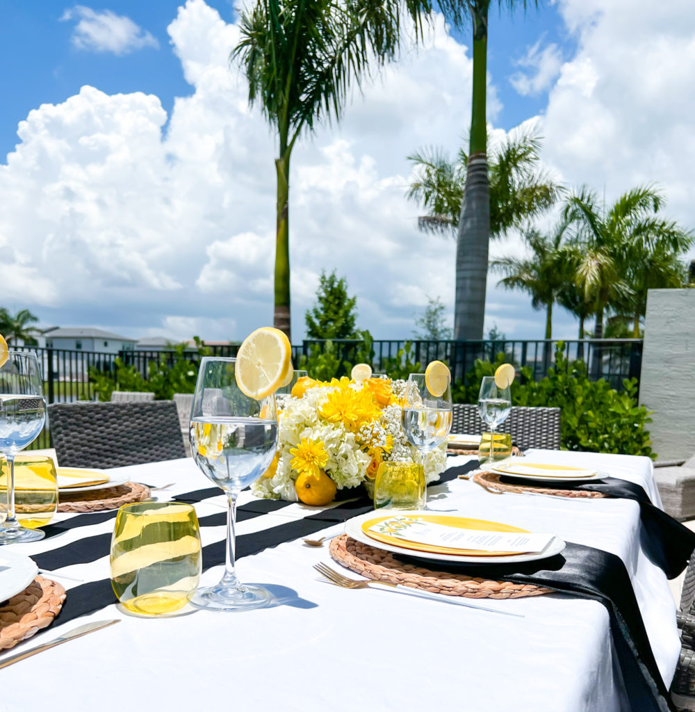 A FRESH AND FRAGRANT SUMMER TABLESCAPE