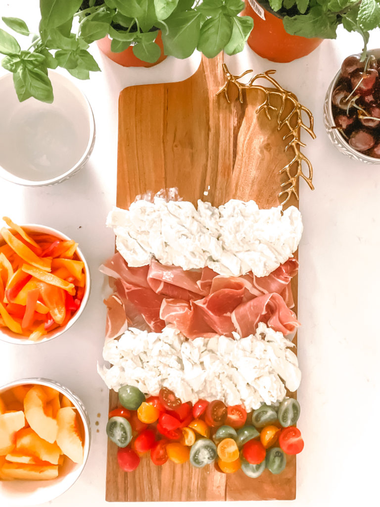 AN ITALIAN ANTIPASTO PLATTER 