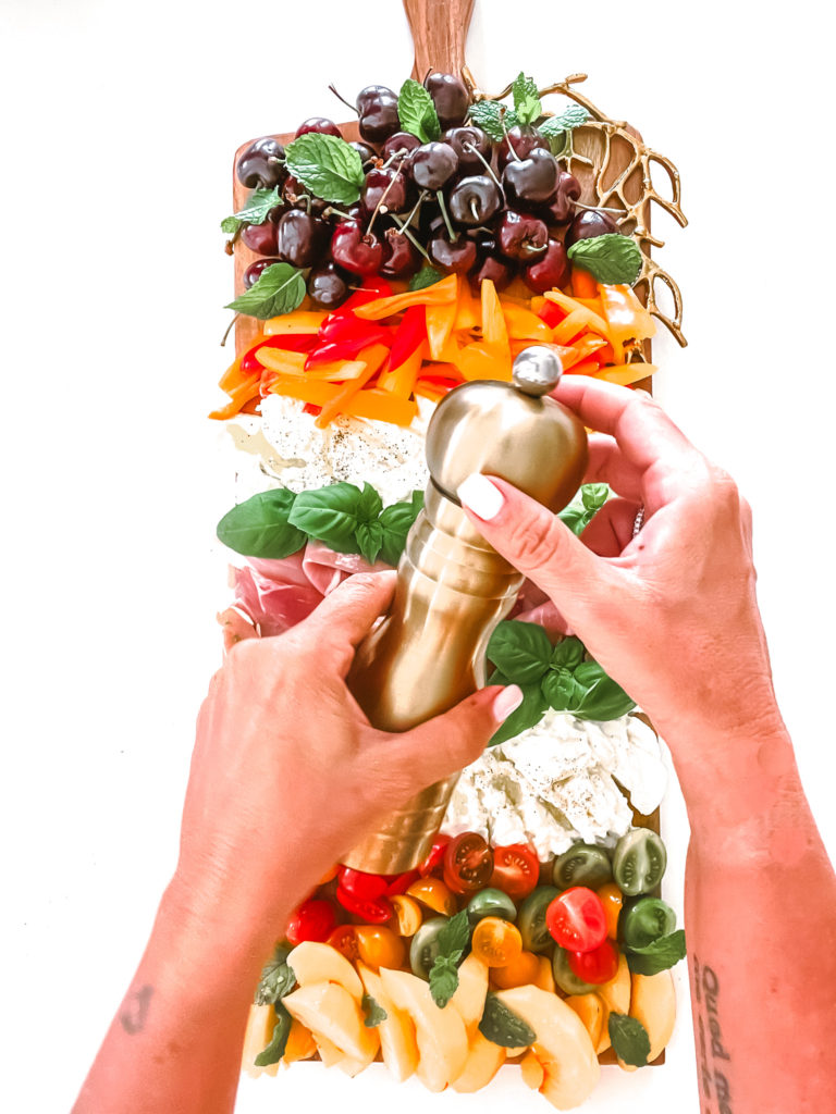 AN ITALIAN ANTIPASTO PLATTER 