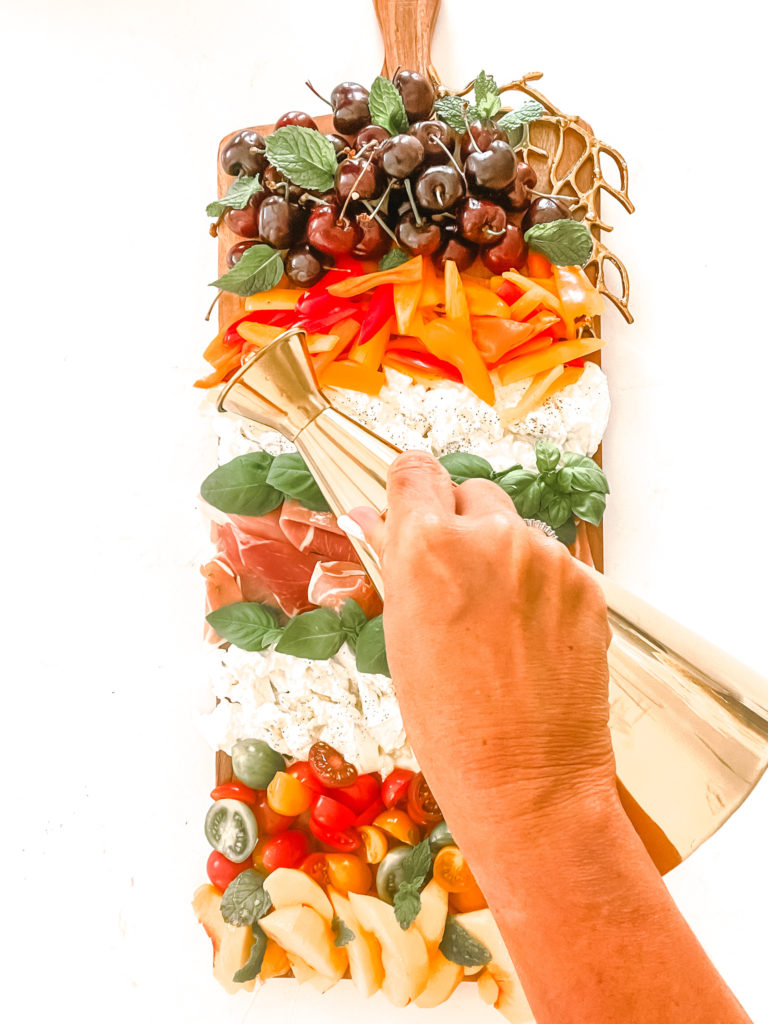 AN ITALIAN ANTIPASTO PLATTER 