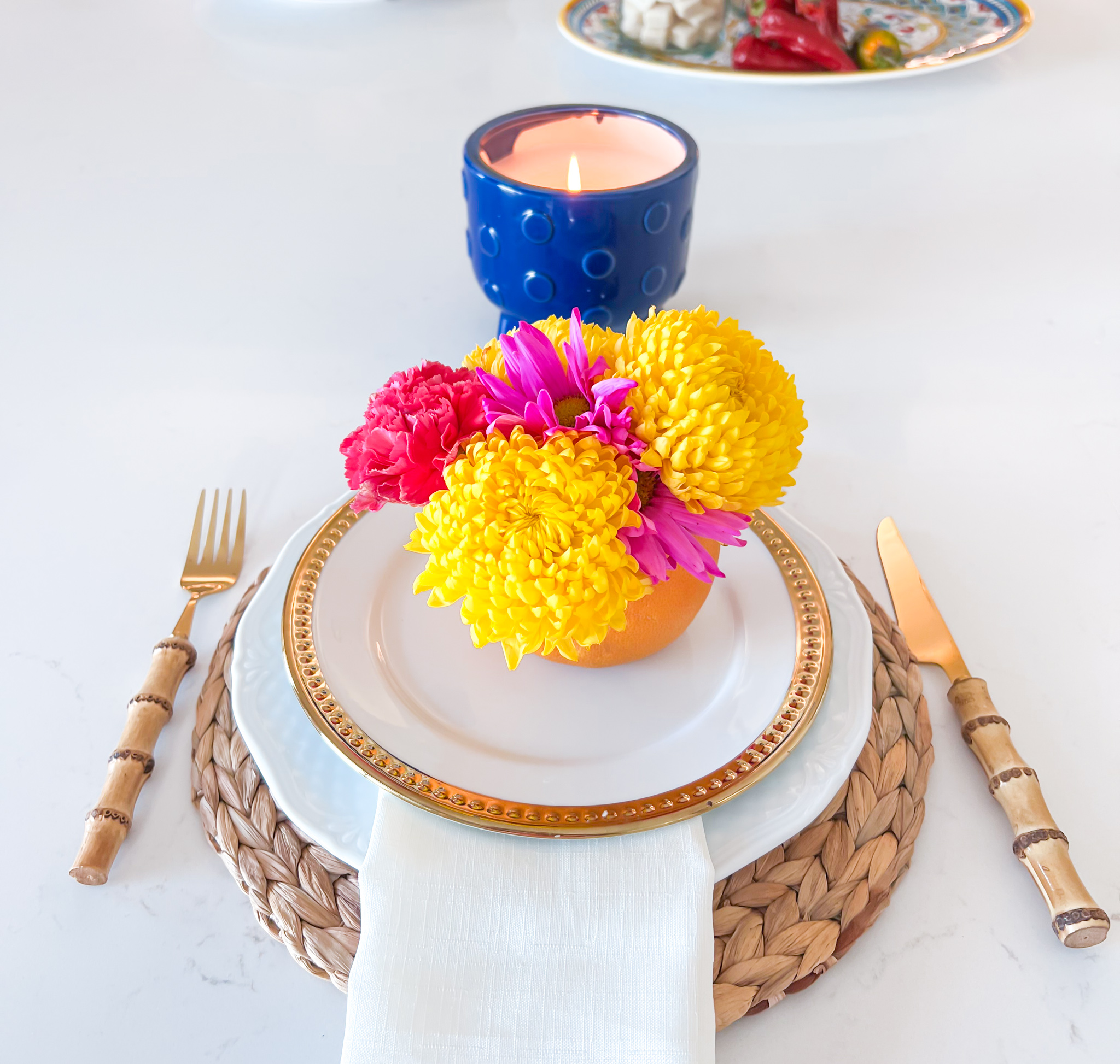 MAKE A CUTE PERSONAL CITRUS BOUQUET