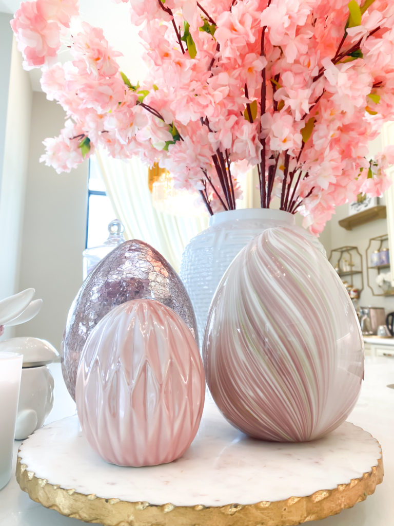 A spring kitchen vignette.
