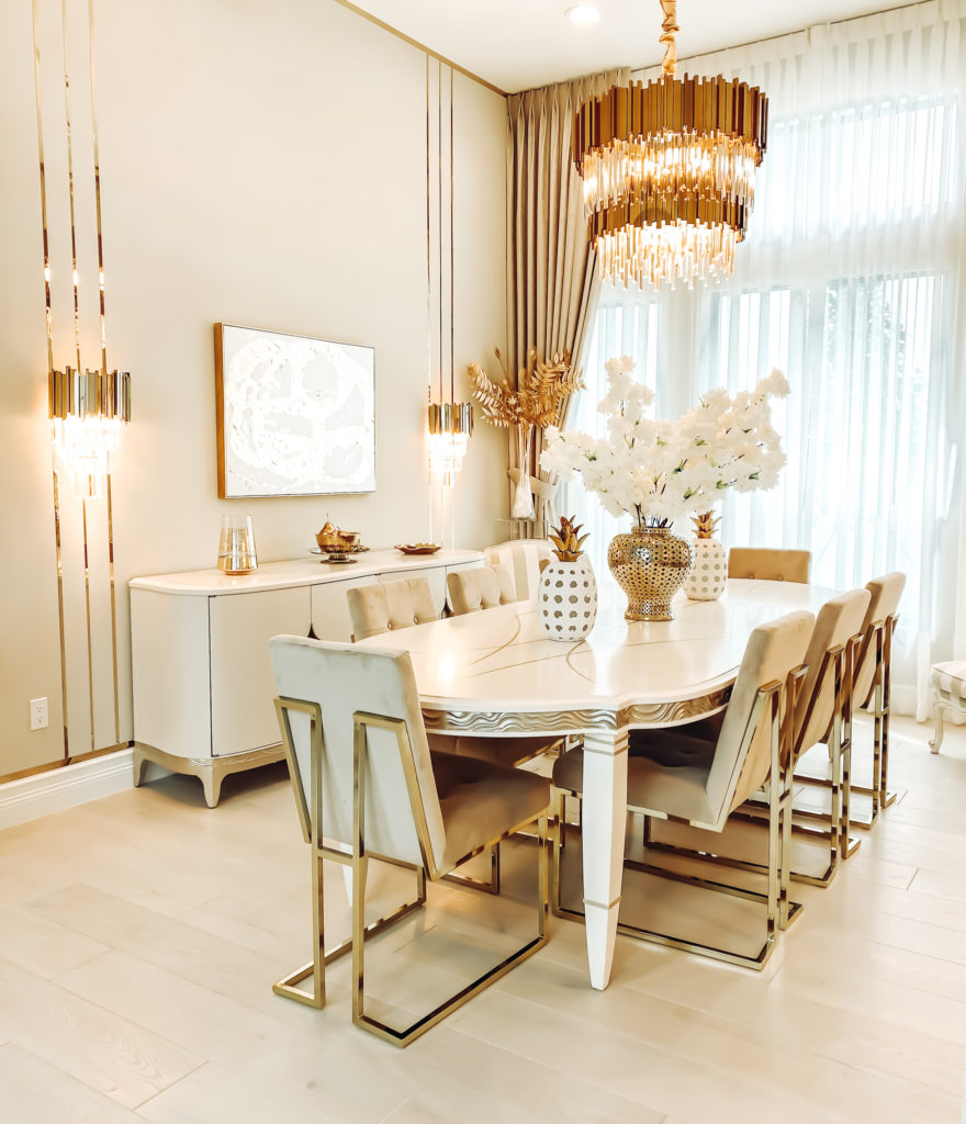 The basic principles of glam decor style