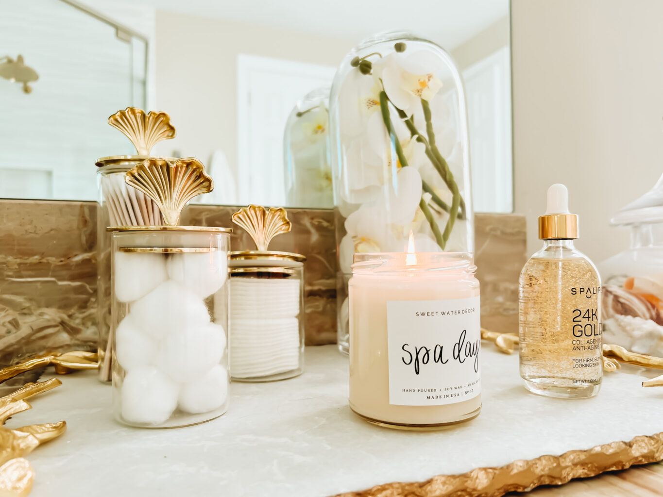 CREATE A MINI SPA ON YOUR BATHROOM COUNTER