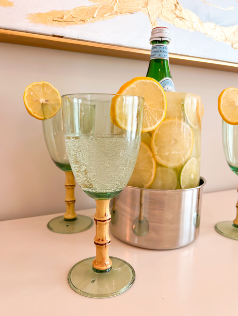 ICE BUCKET WITH LEMON AND LIME