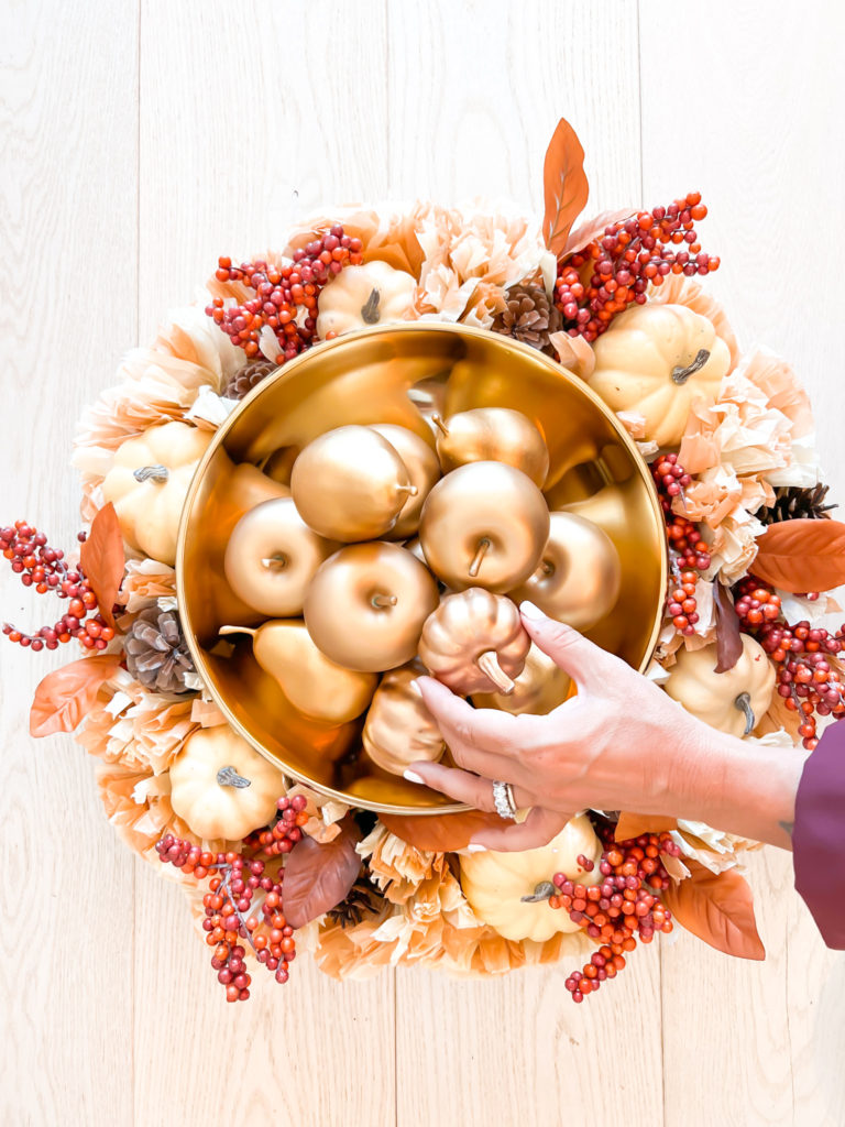 WREATH FALL CENTERPIECE