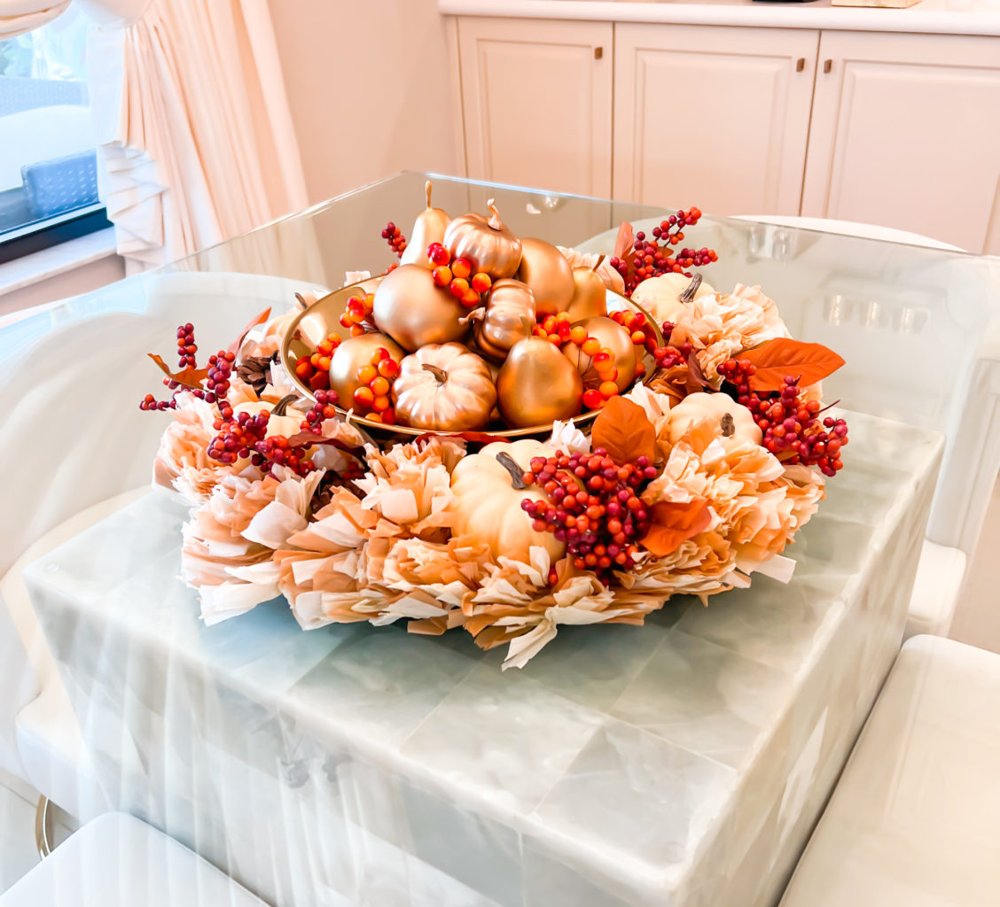WREATH FALL CENTERPIECE
