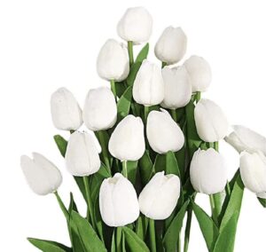 Artificial Tulip Flowers White