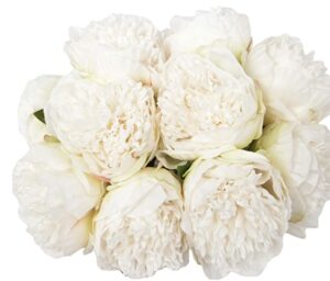 White Artificial Peonies