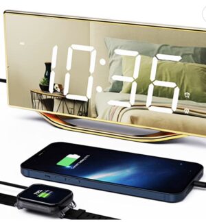 Gold Dual Alarm Clock
