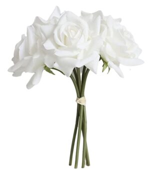 Real Touch Roses Pure White