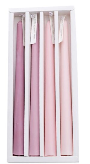 Pinki Ombre’ Taper Candles