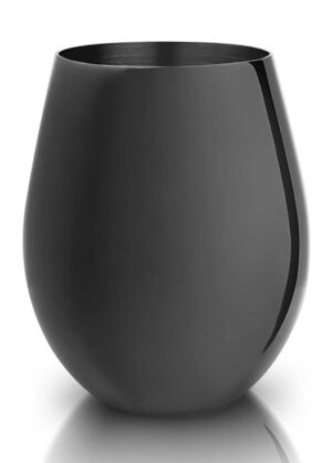 Gunmetal Wine Glass
