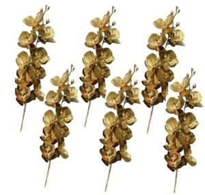 Artificial Gold Orchids
