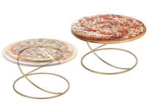 Gold Modern Metal Pizza Riser