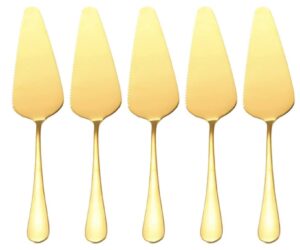 Gold Cake Server