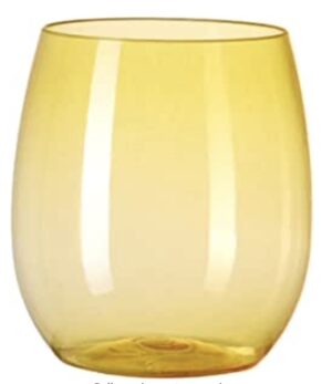 Yellow Plastic Glass