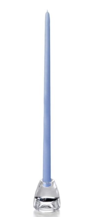 18″ Light Blue Taper Candle