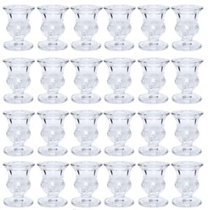 Glass Taper Candle Holder