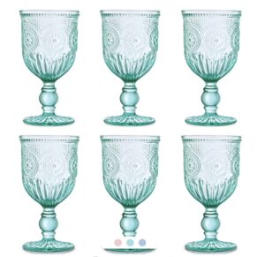Green Wine Glasses Goblets