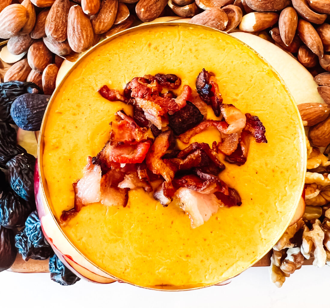 PUMPKIN CHEESE DIP WITHY HARD CIDER