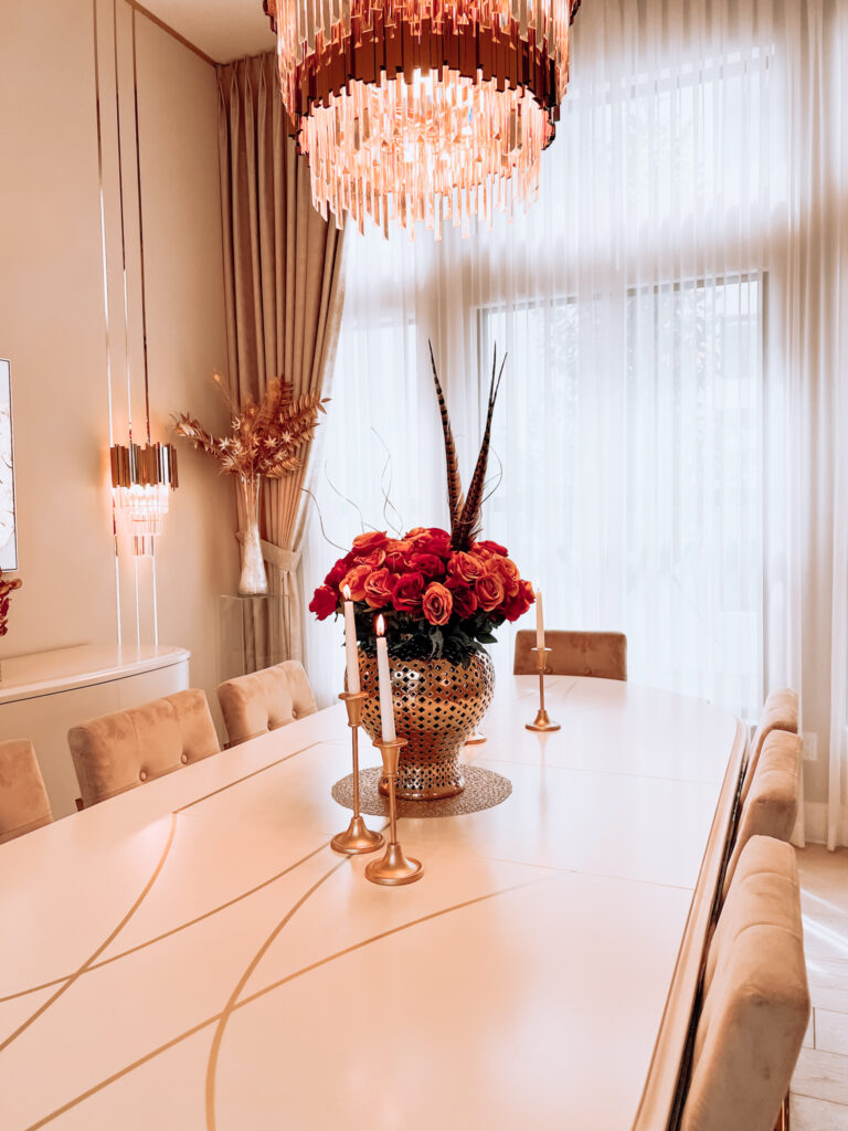 FALL FLORAL ARRANGEMENT WITH FEATHERS
