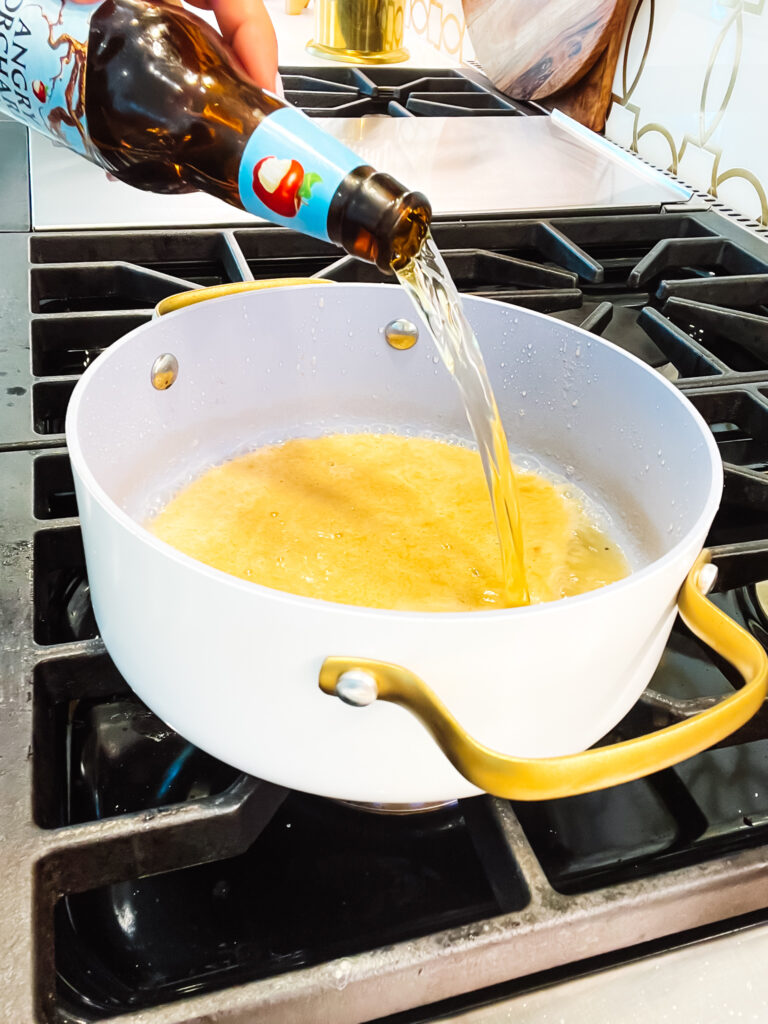 PUMPKIN CHEESE DIP WITHY HARD CIDER