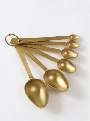 Almond Gold Measuring Spoons