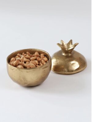Gold Fruit Serving Dish