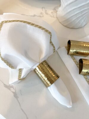 Hammered Napkin Ring