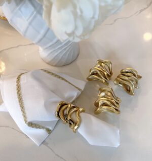 Wavy Stacked Napkin Ring