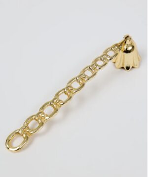Gold Snuffer with Chain Links Design