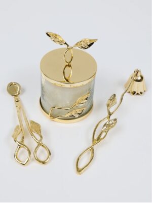 Gold Leaf Candle Bundle