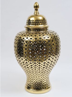 Extra Large Elegant Pierced Ginger Jar