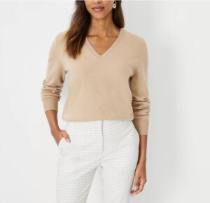 Cashmere V-Neck Sweater