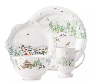 Juliska Berry & Thread North Pole 16-Piece Dinnerware Set