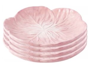 7.5 Inches Cabbage Series Cartoon Ceramic Dinner Plate(Set of 4)
