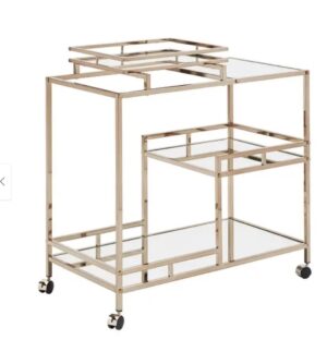 Rose Gold Bar Cart