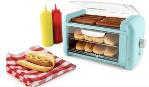Nostalgia Extra Large 8 Hot Dog Roller & 8 Bun Warmer