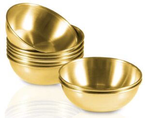 8 Pack 3.2inch Stainless Steel Sauce Dishes