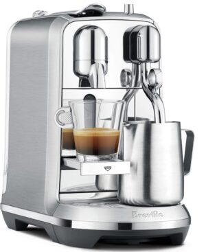 Breville Nespresso Nespresso Creatista Plus Coffee Espresso Machine, Brushed Stainless Steel