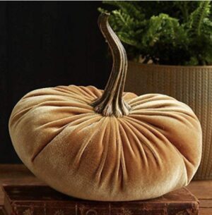 Choose Your 6.25 inch Large Velvet Pumpkin