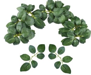 60pcs Rose Leaves